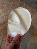 Mini Wavy Plate in Toasted Meringue